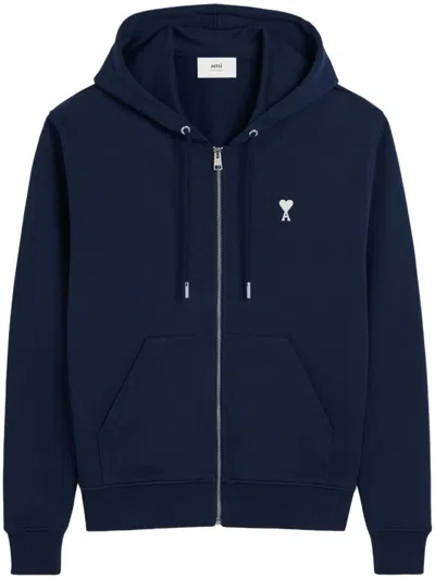 Ami Alexandre Mattiussi Ami Paris Cotton Sweatshirt In Blue
