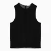 Ami Alexandre Mattiussi Ami Paris Semi-sheer Sleeveless Top
