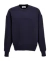 Ami Alexandre Mattiussi Ami Paris Crewneck Long-sleeved Sweatshirt In Blue