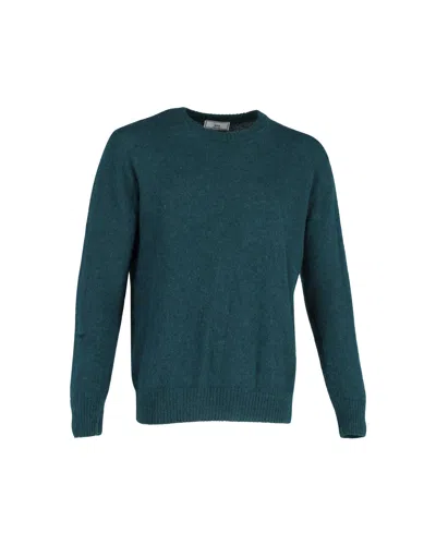 Ami Alexandre Mattiussi Ami Paris Crewneck Sweater In Green Wool