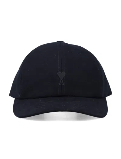 Ami Alexandre Mattiussi Ami Paris De Coeur Cap In Black