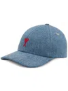 Ami Alexandre Mattiussi Ami Paris De Coeur Cap In Bleu Used
