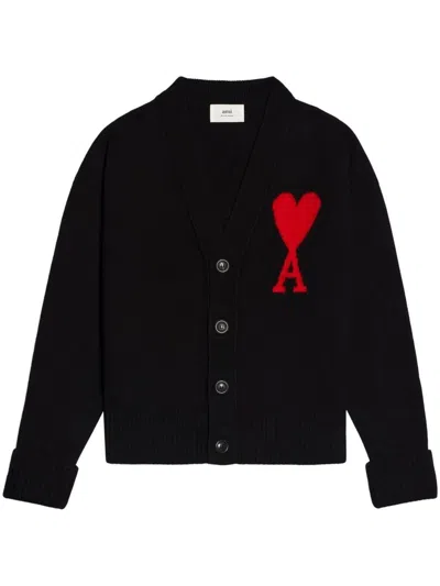 AMI ALEXANDRE MATTIUSSI AMI PARIS DE COEUR CARDIGAN