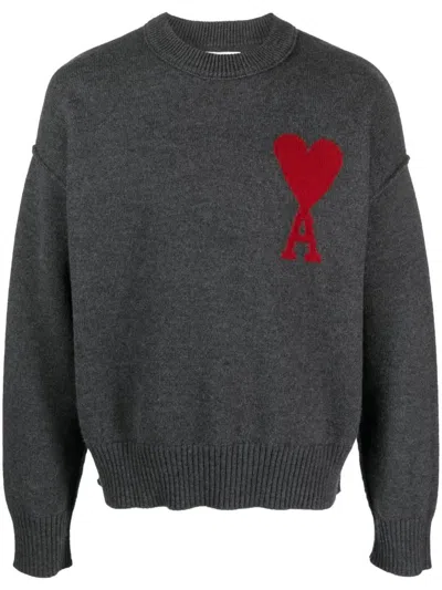 AMI ALEXANDRE MATTIUSSI AMI PARIS DE COEUR CARDIGAN
