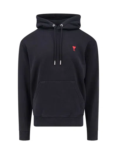 Ami Alexandre Mattiussi Ami Paris De Coeur Hoodie In Blue
