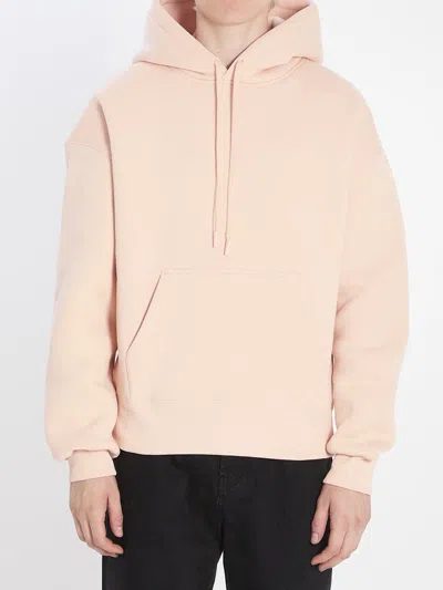 Ami Alexandre Mattiussi Ami Paris De Coeur Hoodie In Pink
