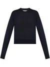 Ami Alexandre Mattiussi Ami Paris De Coeur Jumper In Night Blue