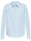 Ami Alexandre Mattiussi Ami Paris De Coeur Shirt In Bleu Cachemire