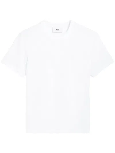 Ami Alexandre Mattiussi Ami Paris De Coeur T-shirt In White