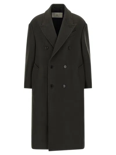 AMI ALEXANDRE MATTIUSSI AMI PARIS DOUBLE-BREASTED COAT