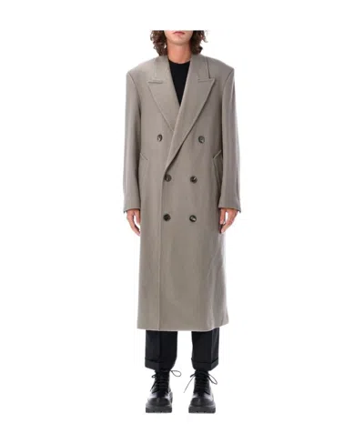 AMI ALEXANDRE MATTIUSSI AMI PARIS DOUBLE-BREASTED COAT