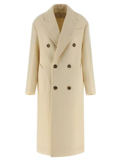 AMI ALEXANDRE MATTIUSSI AMI PARIS DOUBLE-BREASTED COAT