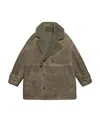 Ami Alexandre Mattiussi Ami Paris Double Breasted Long Sleeved Jacket In Green