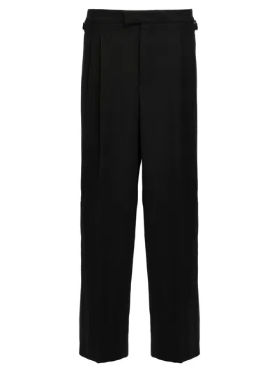 Ami Alexandre Mattiussi Ami Paris Double Pence Pants In Black