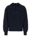 Ami Alexandre Mattiussi Ami Paris Ami De Coeur Drawstring Hoodie In Black