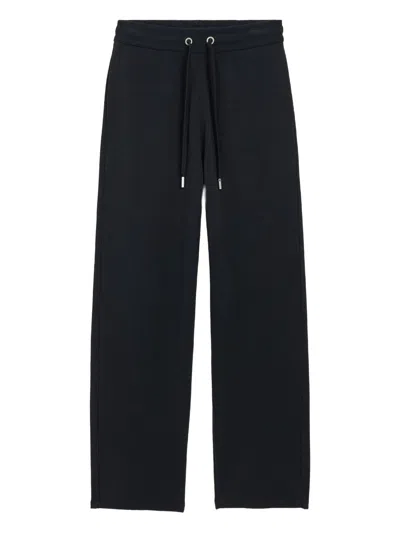 Ami Alexandre Mattiussi Ami Paris Drawstring-fastening Track Pants In Black