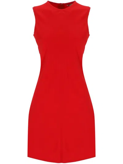 Ami Alexandre Mattiussi Ami Paris Dresses In Red
