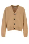 Ami Alexandre Mattiussi Slim Fit Cardigan In Beige