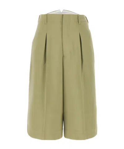 AMI ALEXANDRE MATTIUSSI AMI PARIS FAILLE HIGH-WAIST KNEE-LENGTH SHORTS