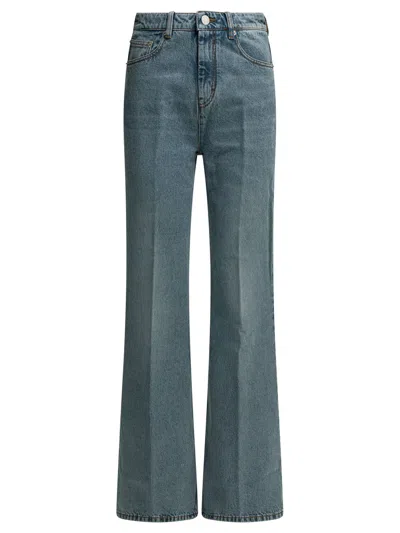 Ami Alexandre Mattiussi Ami Paris Flared Jeans In Blue