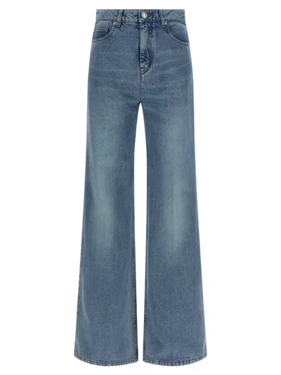 Ami Alexandre Mattiussi Ami Paris Flared Leg Jeans In Blue