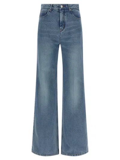 Ami Alexandre Mattiussi Ami Paris Flared Leg Jeans In Blue