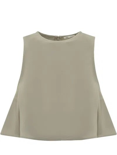 AMI ALEXANDRE MATTIUSSI AMI PARIS FLARED TOP