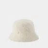 AMI ALEXANDRE MATTIUSSI AMI PARIS FLUFFY BUCKET HAT