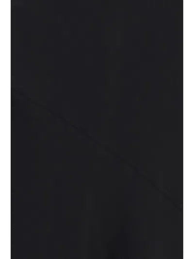 Ami Alexandre Mattiussi Ami Paris Fluid Satin Dress In Black