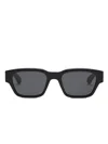 Ami Alexandre Mattiussi Ami Paris Rectangular Sunglasses In Black Black