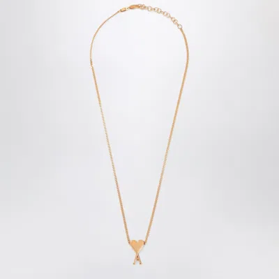 AMI ALEXANDRE MATTIUSSI AMI PARIS GOLD AMI DE COEUR NECKLACE