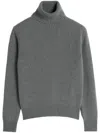 Ami Alexandre Mattiussi Grey Cashmere Turtleneck In Grey