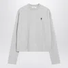 Ami Alexandre Mattiussi Ami Paris Grey Ami Paris De Coeur Sweatshirt In Gray