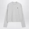 Ami Alexandre Mattiussi Ami Paris Grey Ami De Coeur Sweatshirt Women In Gray