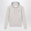 Ami Alexandre Mattiussi Ami Paris Ami Paris Grey Cotton Ami De Coeur Hoodie In Gray