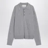 Ami Alexandre Mattiussi Ami Paris And Polo Ami Paris De Coeur In Gray