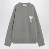 Ami Alexandre Mattiussi Sweater Ami Paris Men Color Grey In Gray