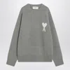 Ami Alexandre Mattiussi Sweater Ami Paris Men Color Grey In Gray