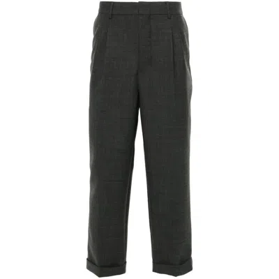 Ami Alexandre Mattiussi Ami Paris Grey Wool Pants