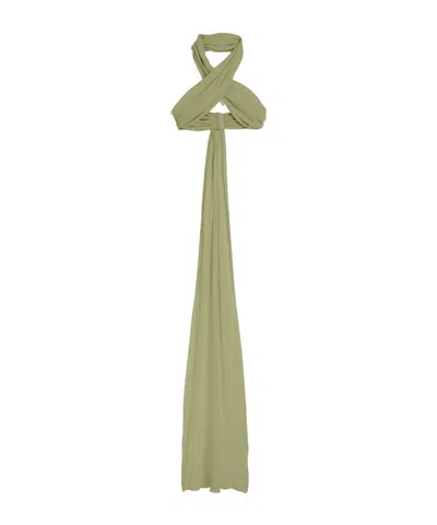 Ami Alexandre Mattiussi Ami Paris Halterneck Cropped Top In Green