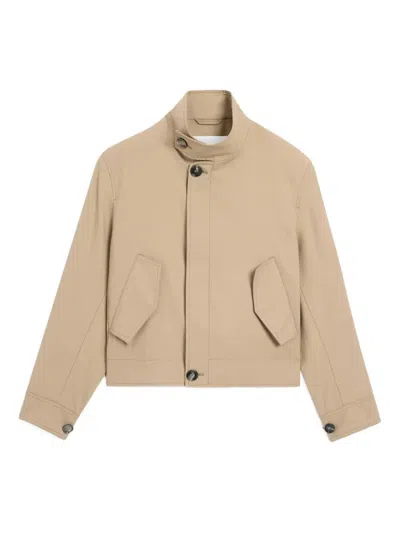 Ami Alexandre Mattiussi Ami Paris Harrington Jacket In Neutral