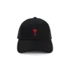 Ami Alexandre Mattiussi Ami Paris Logo-embroidered Cotton Cap In Black