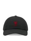 Ami Alexandre Mattiussi Ami Paris Cap Red Adc Embroidery Accessories In Blue