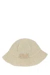 Ami Alexandre Mattiussi Ami Men Ivory Crochet Bucket Hat