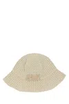 Ami Alexandre Mattiussi Ami Men Ivory Crochet Bucket Hat