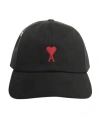 Ami Alexandre Mattiussi Embroidered-logo Baseball Cap In Black