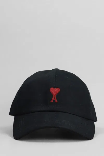Ami Alexandre Mattiussi Ami Paris Hats In Black