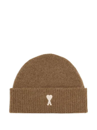 Ami Alexandre Mattiussi Ami Paris Hats In Brown