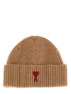 AMI ALEXANDRE MATTIUSSI AMI PARIS BEANIE HAT WITH LOGO