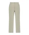 Ami Alexandre Mattiussi Ami Paris High-waist Tailored Trousers In Nude